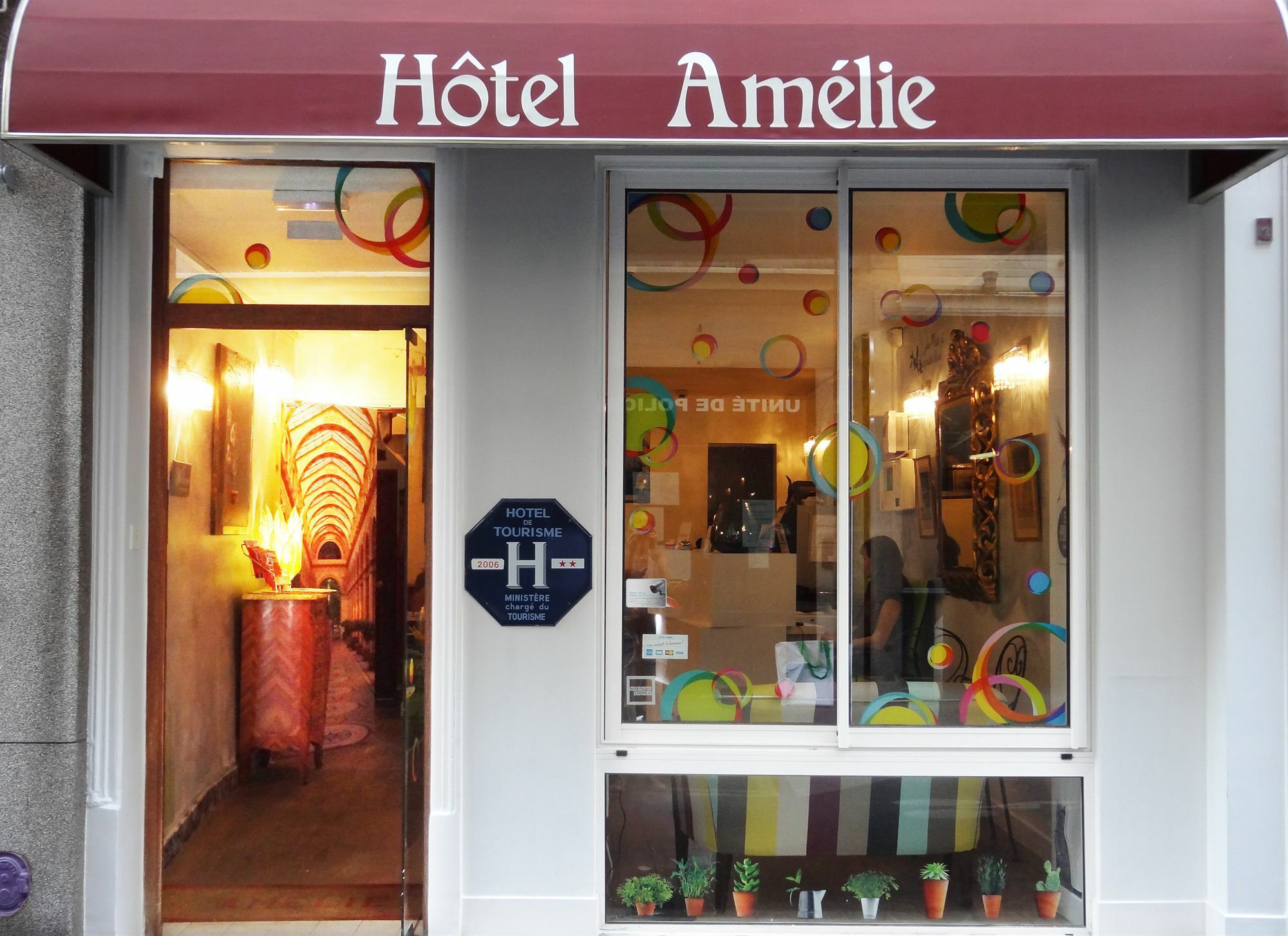 Amélie Hotel París Exterior foto